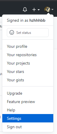 GitHub Settings
